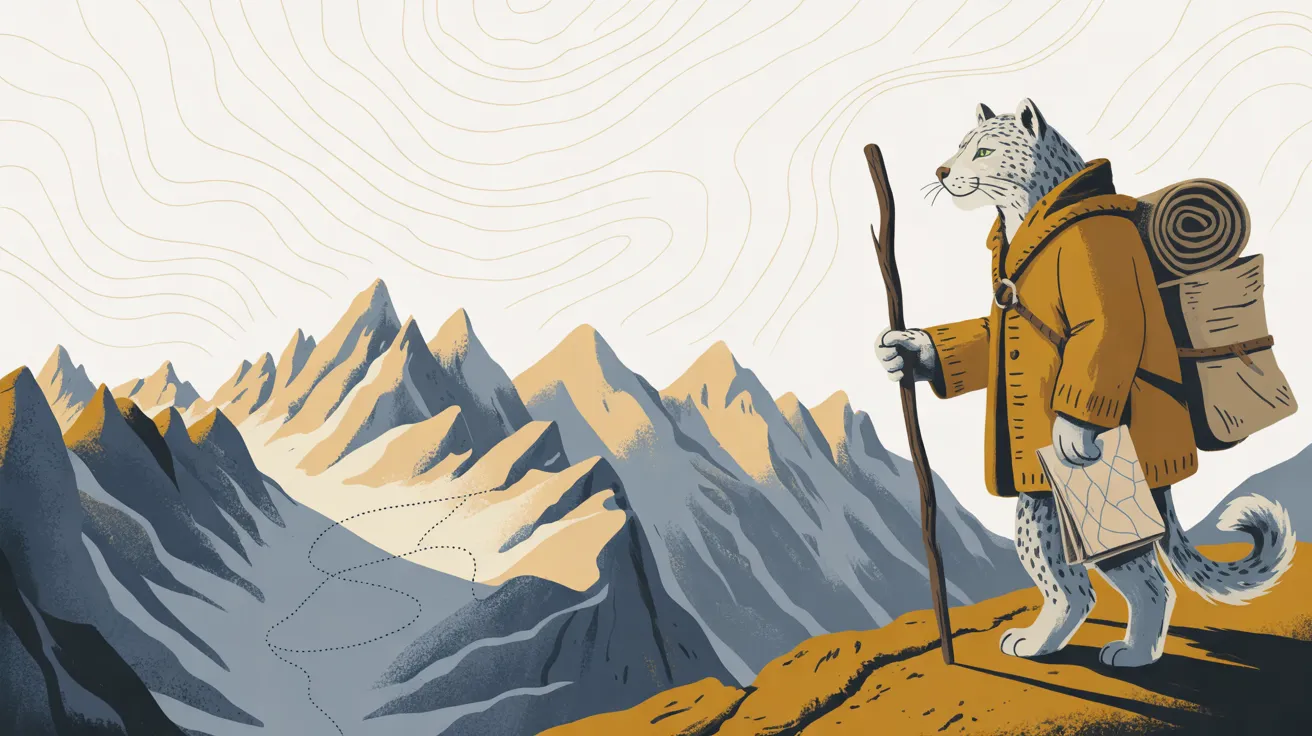 High Ridge Art Print design