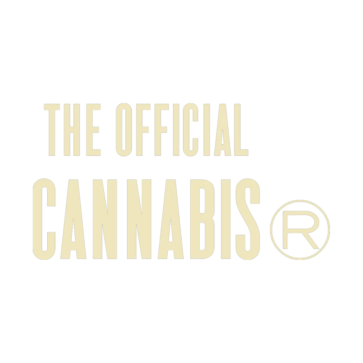 Official Cannabis Tee: the design on a unisex staple t-shirt | bella + canvas 3001